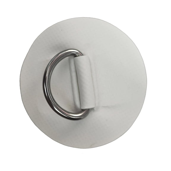 Deck Rigging Rope Rings Buckle Round Rings Pad Stainless Steel D Rings PVC Patches for Inflatable Boats Kayaks Dinghy