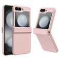thumbnail image 1 of Deck for Samsung Galaxy Z Flip 6 Case with Hinge Protection, Z Flip 6 Case with Outer Screen Protection, HD Clearly Full body Shockproof Case for Samsung Galaxy z flip 6 (2024),Pink, 1 of 5