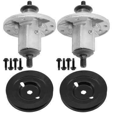 Caltric Spindle Assembly (2-Pack) For John Deere X300 X304 – Fits 38" & 42" Decks, GY20454