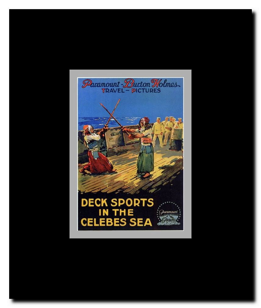 Deck Sports in the Celebes Sea Framed Movie Poster