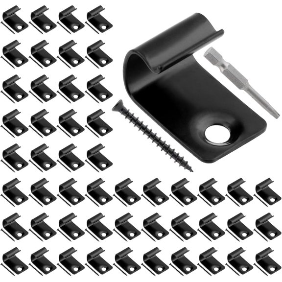 Deck Starter Clips for Grooved Composite Decking, 50 Pack Kit
