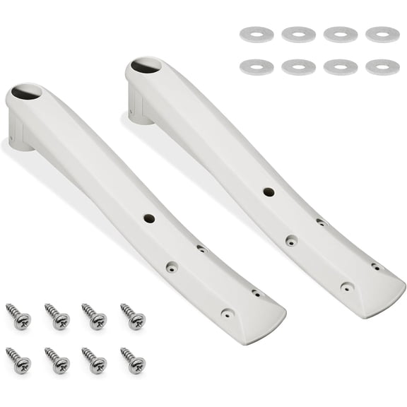 Deck Support Replacement for Above Ground Pool Step or Swimming ladders 2Pack Pearl Gray