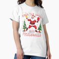 thumbnail image 1 of Deck The Halls With Pickleballs Funny Sarcastic Holiday Unisex T-Shirt up to size 5XL, 1 of 2