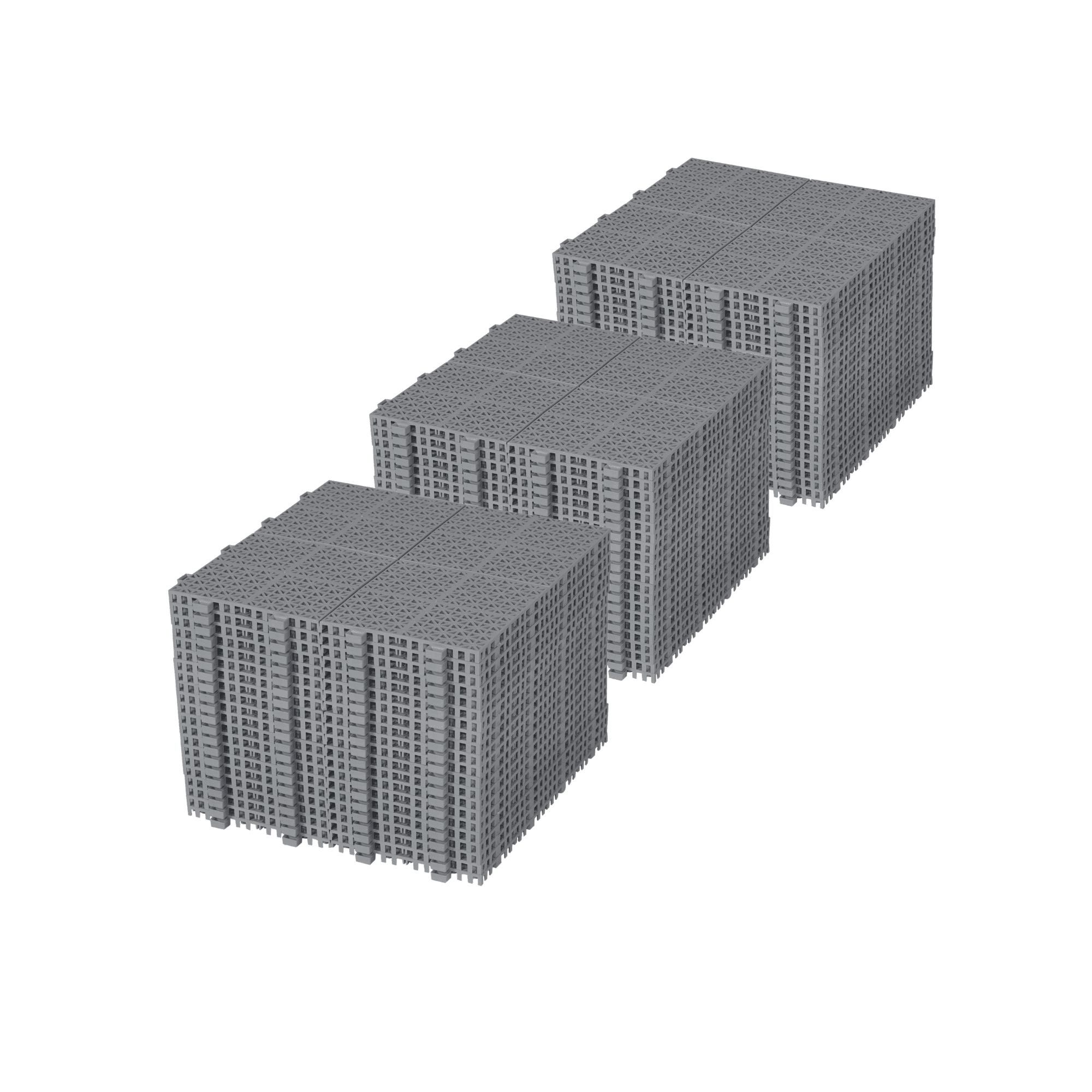 Deck Tiles Plastic Waterproof Outdoor All Weather Anti-slip Bathroom Shower Balcony Porch Strong Weight Capacity Pack of 60