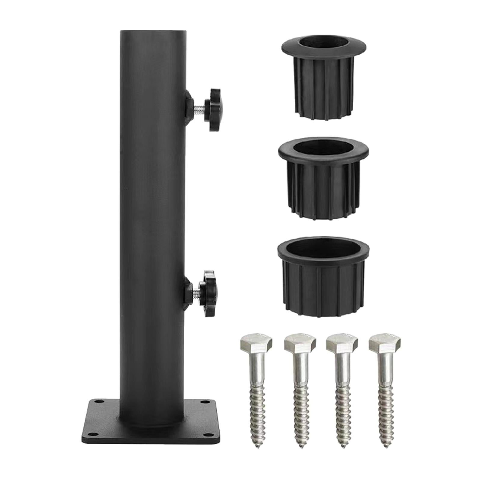 Deck Umbrella Stand Parasol Umbrella Mount Parts Easy to Install Table Umbrella Base Umbrella Clamp for Beach Pontoons Garden