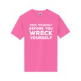thumbnail image 1 of Deck Yourself Before You Wreck Short Sleeve Neon T-Shirt, 1 of 1