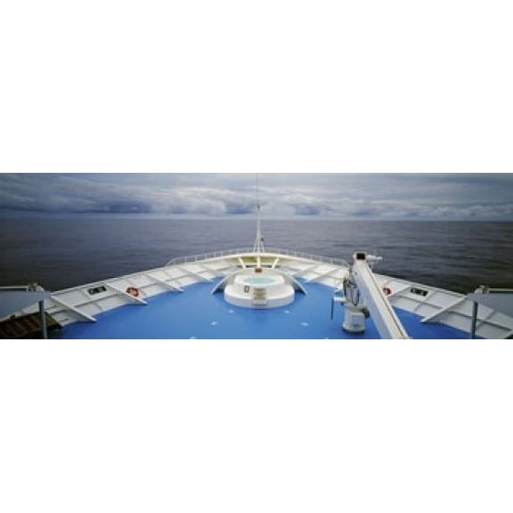 Deck of a cruise ship, Hawaii, USA Poster Print (18 x 6)