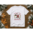 thumbnail image 1 of Deck the Halls With Pickleballs Funny Holiday Sports Unisex T-Shirt, up to size 5XL, 1 of 2
