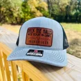 thumbnail image 1 of Deck the halls Richardson 112 leather patch hat, 1 of 4