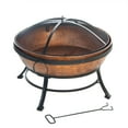 thumbnail image 1 of DeckMate 30371 Avondale Outdoor Patio Portable Steel Bowl Fire Pit, Copper, 1 of 4
