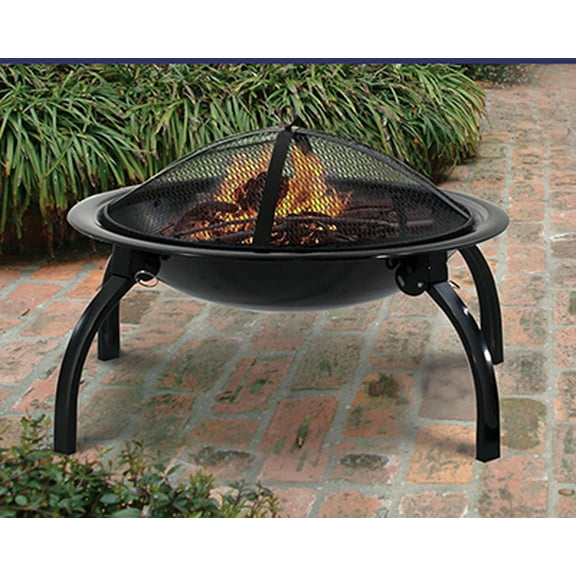 DeckMate Steel Quick Collapse Fire Bowl, 25" dia.