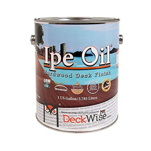 DeckWise Ipe Oil Hardwood Deck Semi-Transparent 100 VOC Natural Finish (1-Gallon)