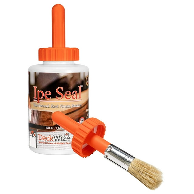 DeckWise Ipe Seal Hardwood End Grain Sealant for Fresh Cut Board Ends