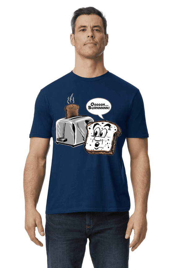 Funny Saying T-shirt Mens Short Sleeve Blue