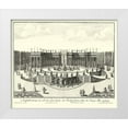 thumbnail image 1 of Decker 23x20 White Modern Wood Framed Museum Art Print Titled - Fountains of Versailles III, 1 of 4