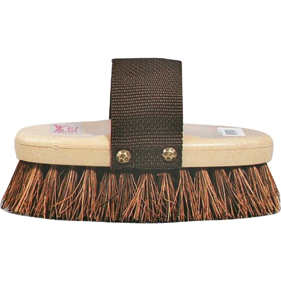 unknown Decker 90 Palmyra Grooming Brush With Strap - Firm Bristle Pet Groom Palm Brush  Interior & Exterior Use, Professional Finish