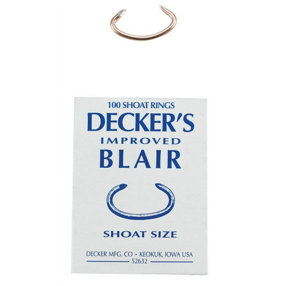 Decker Blair Steel Shoat Ring (100-Pack) #5