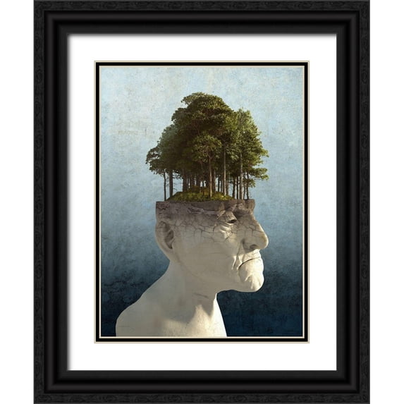Decker, Cynthia 19x24 Black Ornate Wood Framed with Double Matting Museum Art Print Titled - Personal Growth