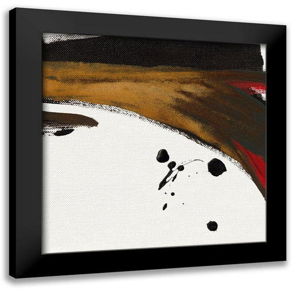 Decker, Regina 15x15 Black Modern Framed Museum Art Print Titled - Ohne Titel IV