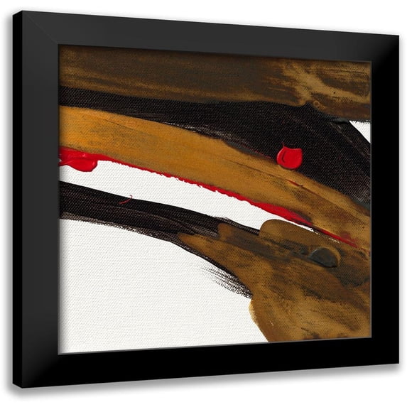 Decker, Regina 20x20 Black Modern Framed Museum Art Print Titled - Ohne Titel I