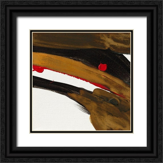 Decker, Regina 26x26 Black Ornate Wood Framed with Double Matting Museum Art Print Titled - Ohne Titel I
