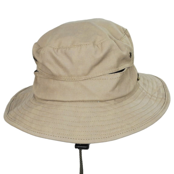 Decker Weathered Cotton Blend Boonie Hat - L - Khaki