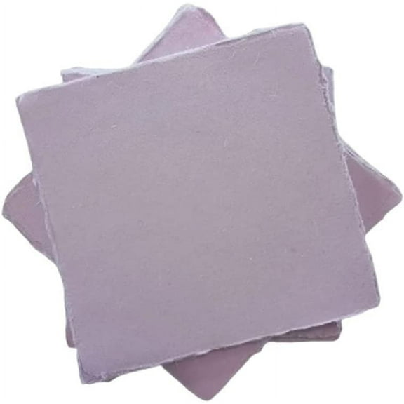 Deckle Papers® Handmade Paper Card Stock -Envelope, Calligraphy, Scrapbooking, Wedding Invitation, Origami, Menu Cards, Drawing, Watercolor, Thank You Notes, Place Cards Size-7x7" Pack of-50-Purple