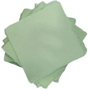 Deckle Papers  Handmade Paper Card Stock -Envelope, Calligraphy, Scrapbooking, Wedding Invitation, Origami, Menu Cards, Drawing, Watercolor, Thank You Notes, Place Cards Size-7x7" Pack of-50-Green