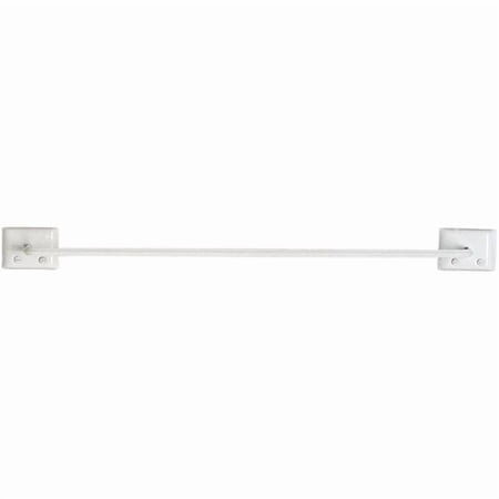 48110 18-Inch White Steel Towel Bar - Quantity 1