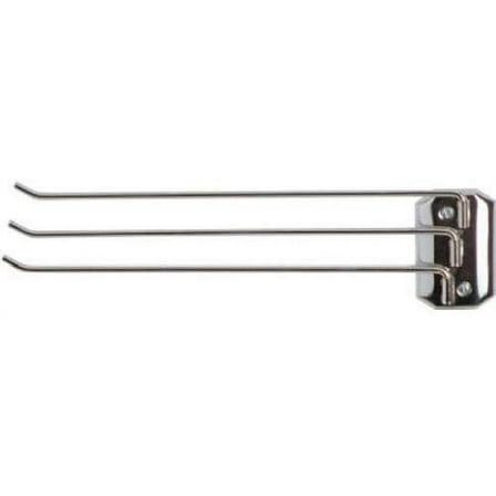 Decko #38190 Swing Arm Kitchen Towel Rack, Chrome