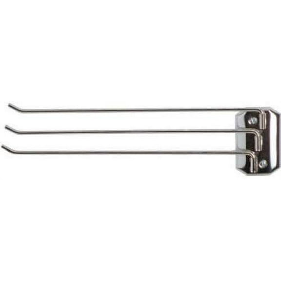 Decko #38190 Swing Arm Kitchen Towel Rack, Chrome