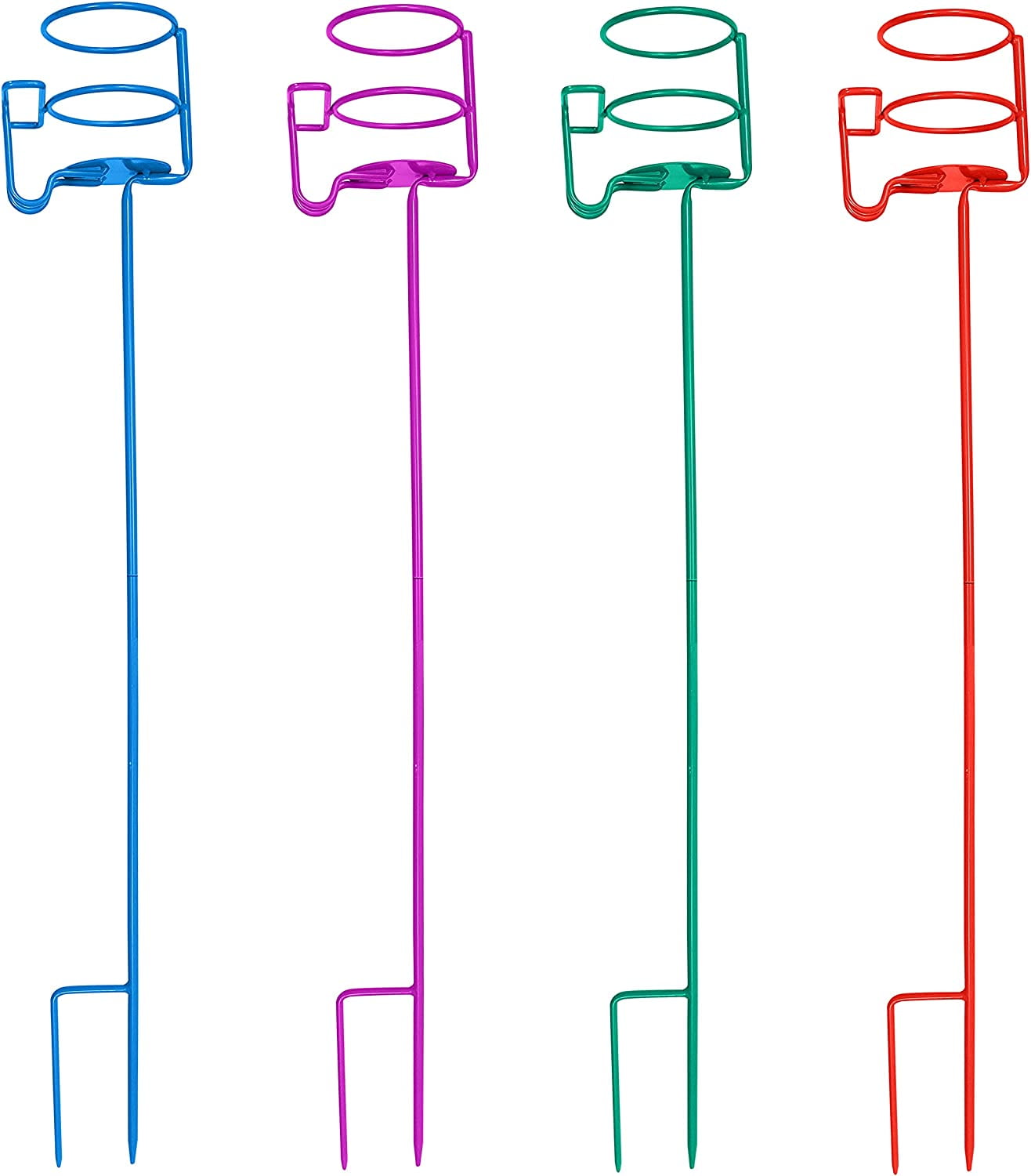 Decko OutDoor 30215 Outdoor Beverage and Phone Holder yard Stakes