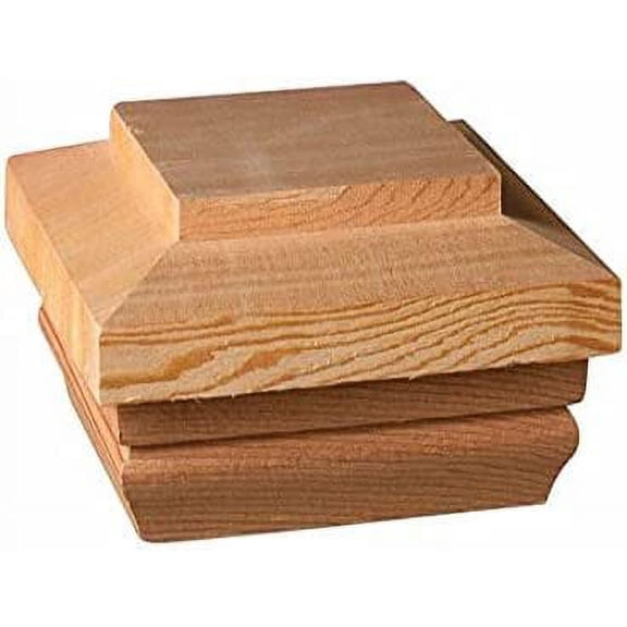 Deckorators 2.25 in. H x 4 in. W Wood Post Cap