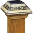 thumbnail image 1 of Deckorators Filigreed Leaf Solar Post Cap, 1 of 2