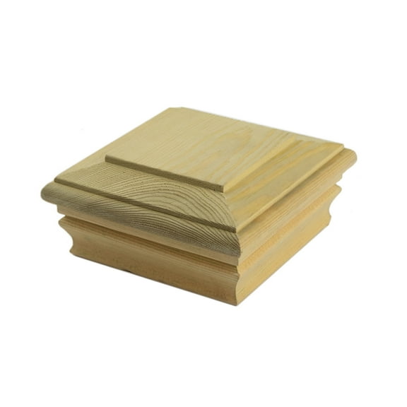 Deckorators 4 in. x 4 in. Hatteras Flat Top Cedar Post Cap