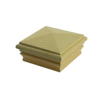 Deckorators 4 in. x 4 in. Newport High Pyramid Pressure Treated Pine Post Cap