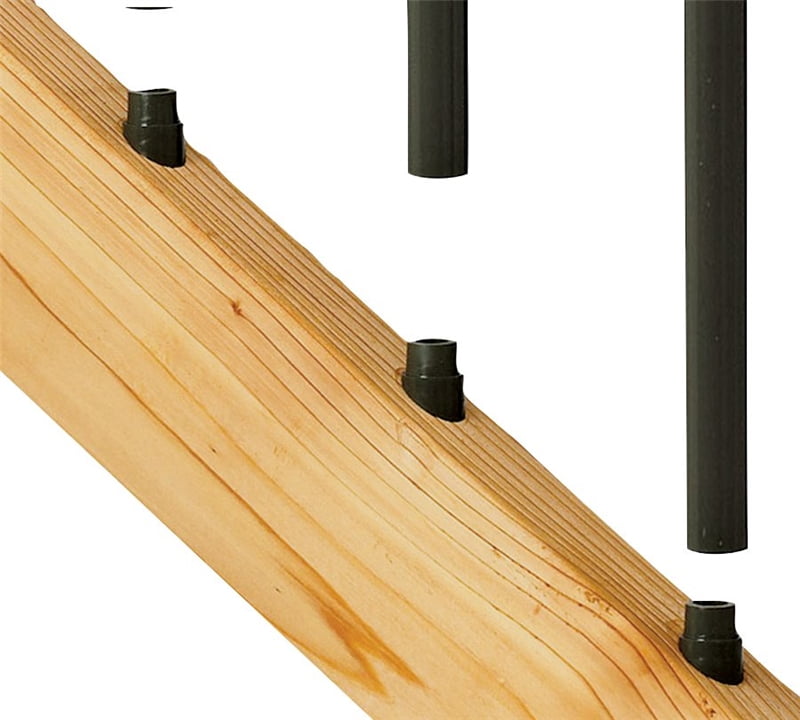 Deckorators 74817 Stair Connectors with Screws, Black