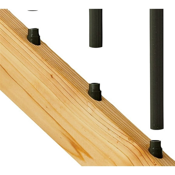 Deckorators 74817 Stair Connectors with Screws, Black