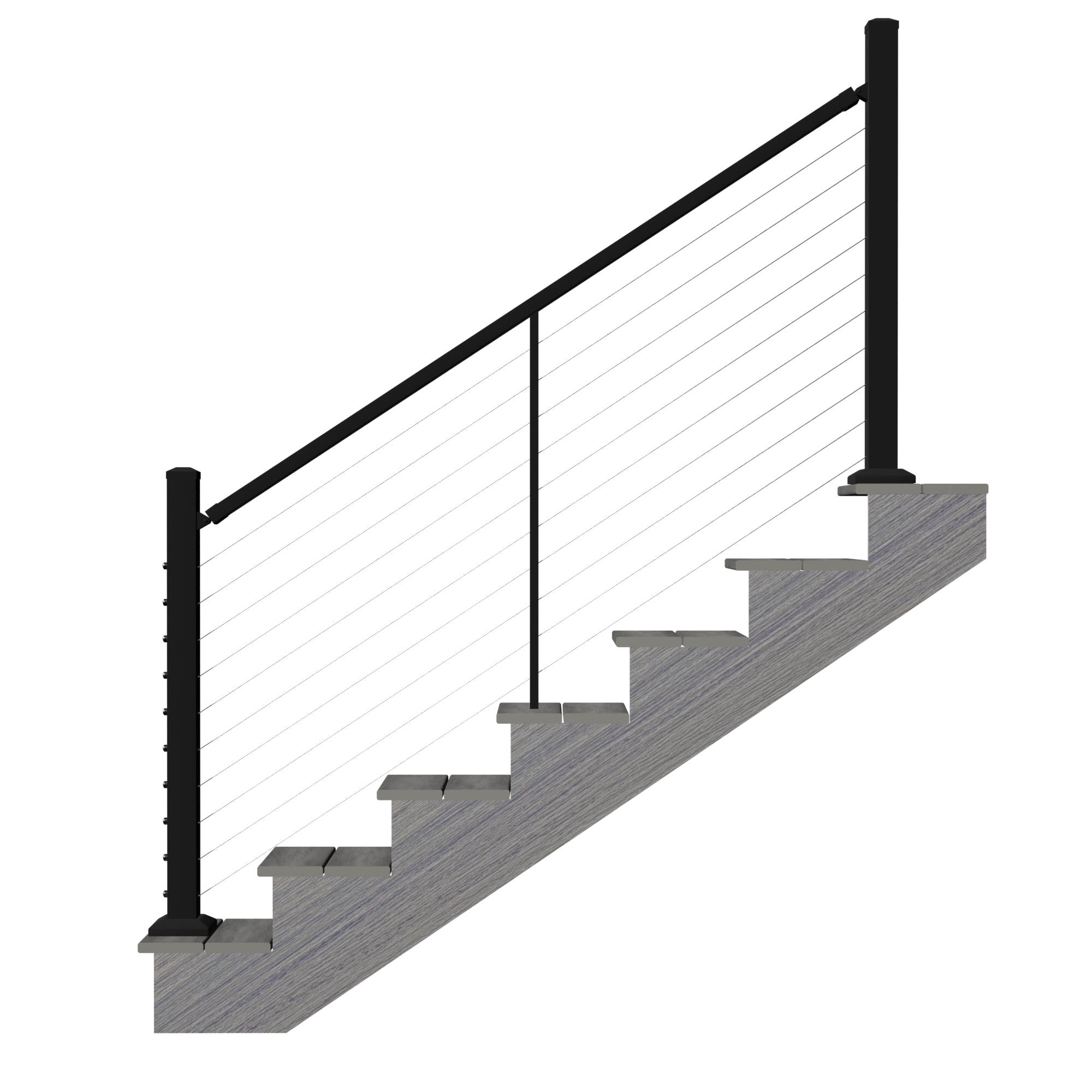 Deckorators Stair Rail Installation - gppxzqj