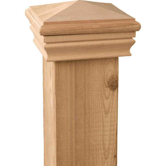 Deckorators Newport High Pyramid Post Cap - Pack of 4 Residential Use, Standard Application