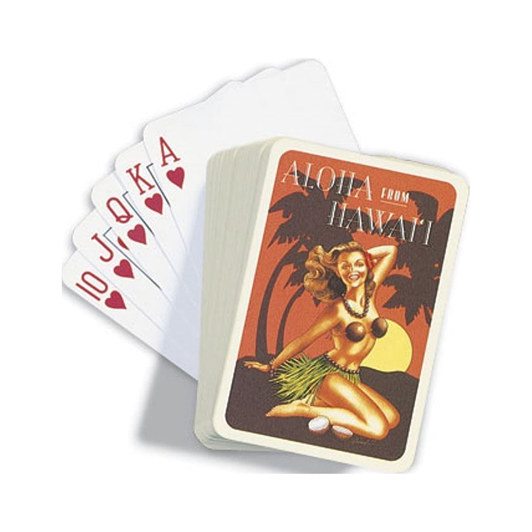 Island Heritage Hawaii Standard Playing Card Deck Coconut Girl
