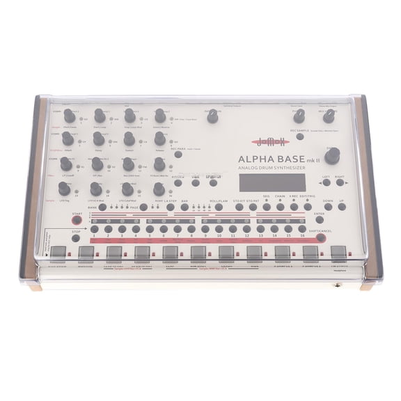 Decksaver DS-PC-ALPHABASE Cover for Jomox Alpha Base Drum Machines fits MK1, MK2, XBase 888 & XBase 999
