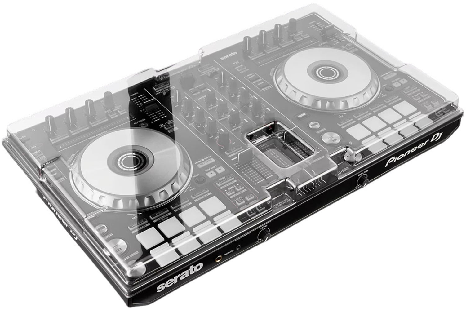 Decksaver Pioneer DDJ-SR2 & DDJ-RR Impact Resistant Polycarbonate Cover - Clear