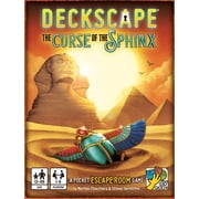 Deckscape The Curse of the Sphinx - Escape Room Card Game, DV Games, Ages 12+, 1-6 Players, 60 Min