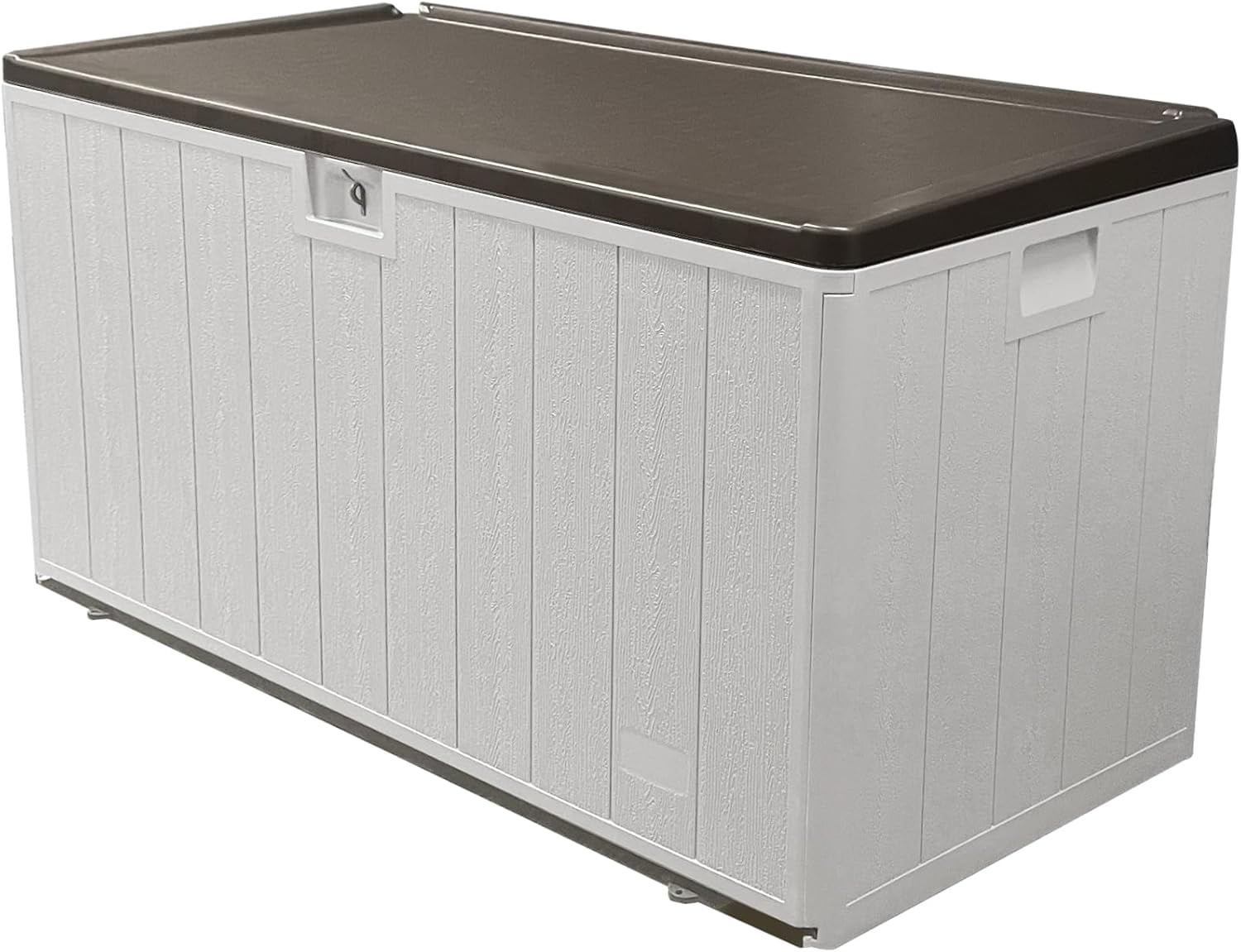 Decksplore Premium Pro Edition 110 Gallon Lockable Resin Deck Box ...