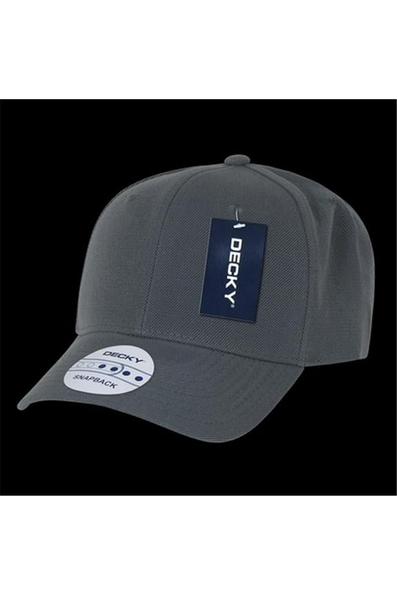1015 CURVE Bill Acrylic Snapbacks-Charcoal