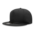 thumbnail image 1 of Decky 1041 5 Panel High Profile Structured Cotton Blend Snapback-Black, 1 of 4