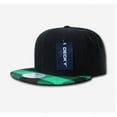 thumbnail image 1 of Plaid Flat Bill Snapback, Black / Green, 1 of 1