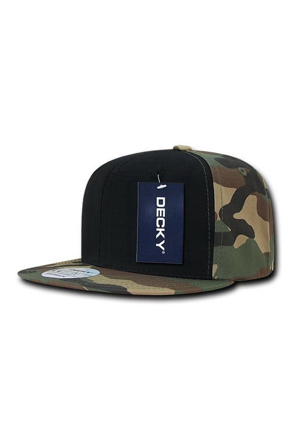 1049 Camo Cotton Snapbacks, WDL/BLK/WDL