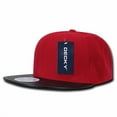 thumbnail image 1 of Decky 1071 Acrylic/ Vinyl Snapbacks-Red/Black, 1 of 6